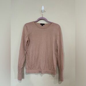 J. Crew 100% Wool Blush Pink Sweater